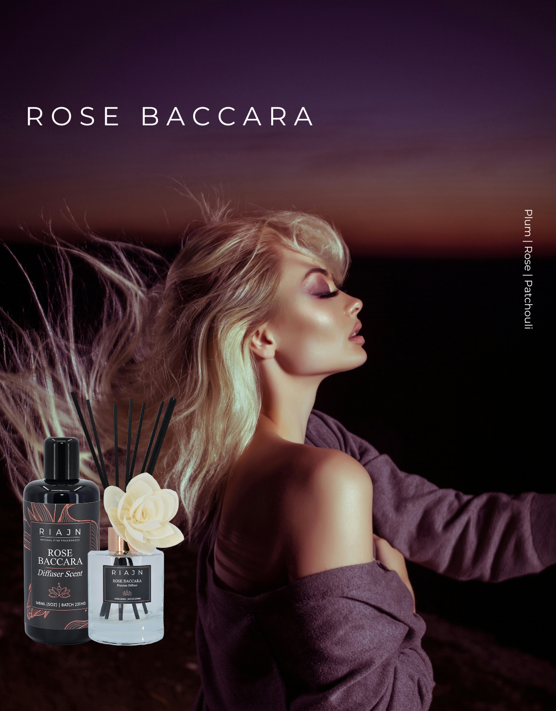 ROSE BACCARA REED DIFFUSER 148ML