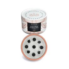 Riaajn Explorer Sample Set with nine 1 mL vials on a white background