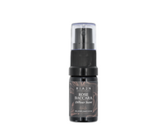 Black bottle with clear cap on a white background. RIAJN rose baccara diffuser scent. and long-lasting home air freshener.